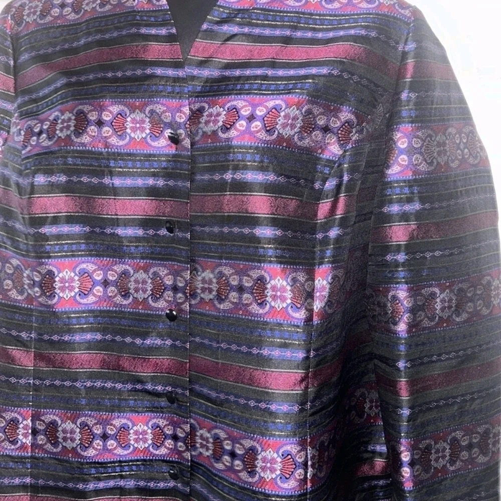 Talbots Multicolor Patterned Jacket - Picture 5 of 8